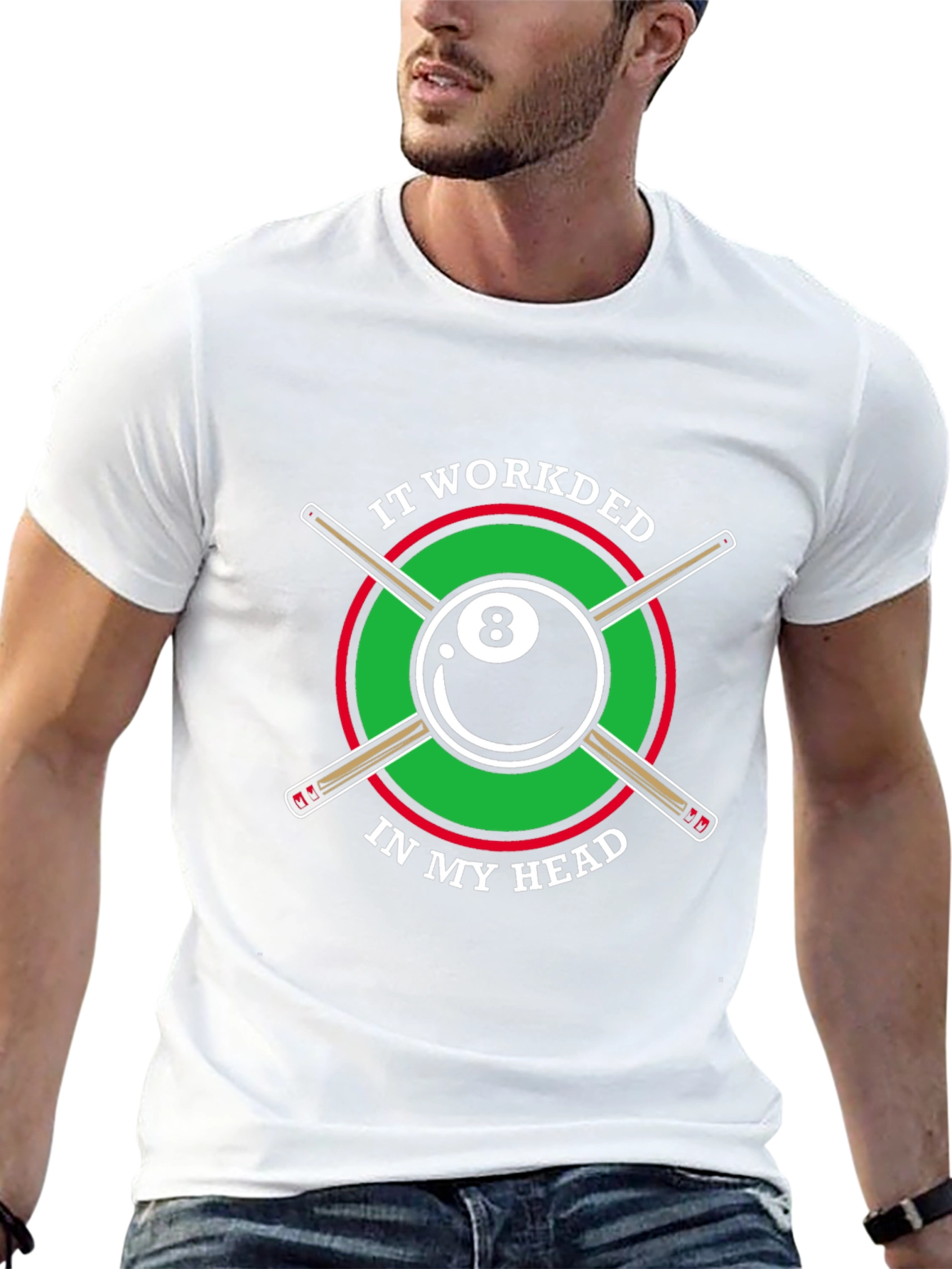 Billiards 8 Ball T-Shirt Funny Graphic Tee