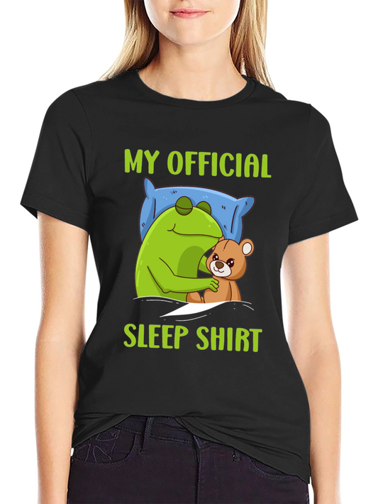 My Official Sleep Shirt - Frog & Teddy Bear