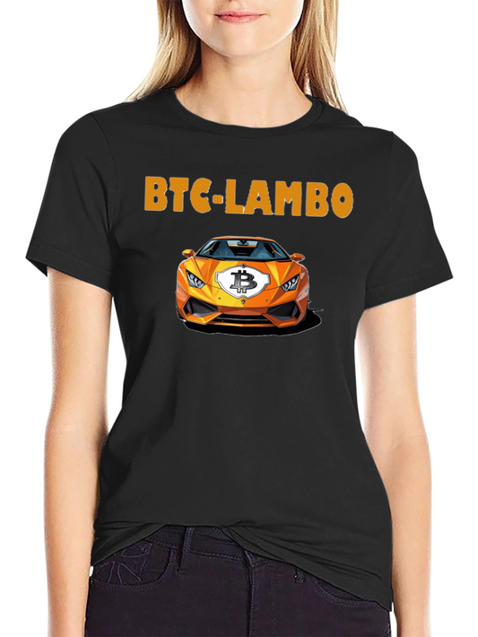 BTC Lambo T-Shirt - Crypto Enthusiast Apparel