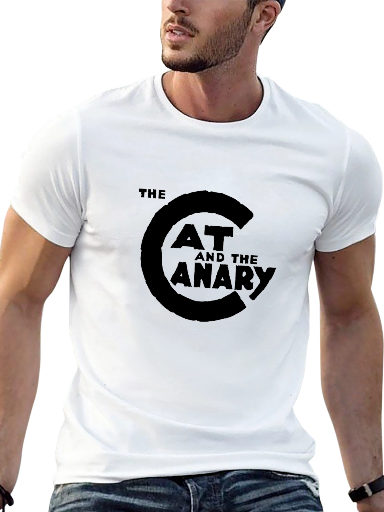 The Cat and the Canary Black T-Shirt