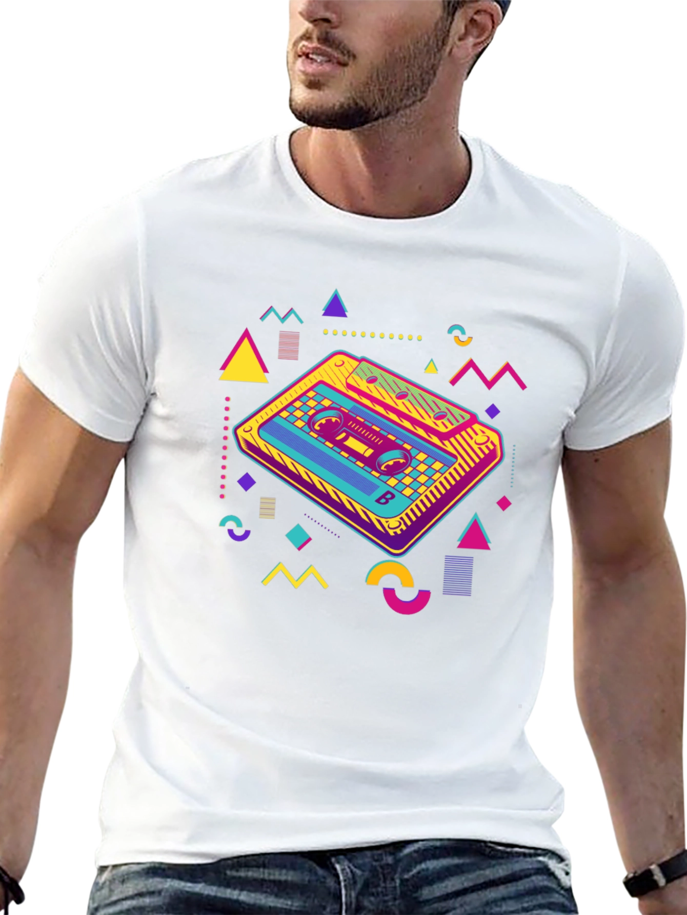 Retro Cassette Tape T-Shirt - 80s Vibe