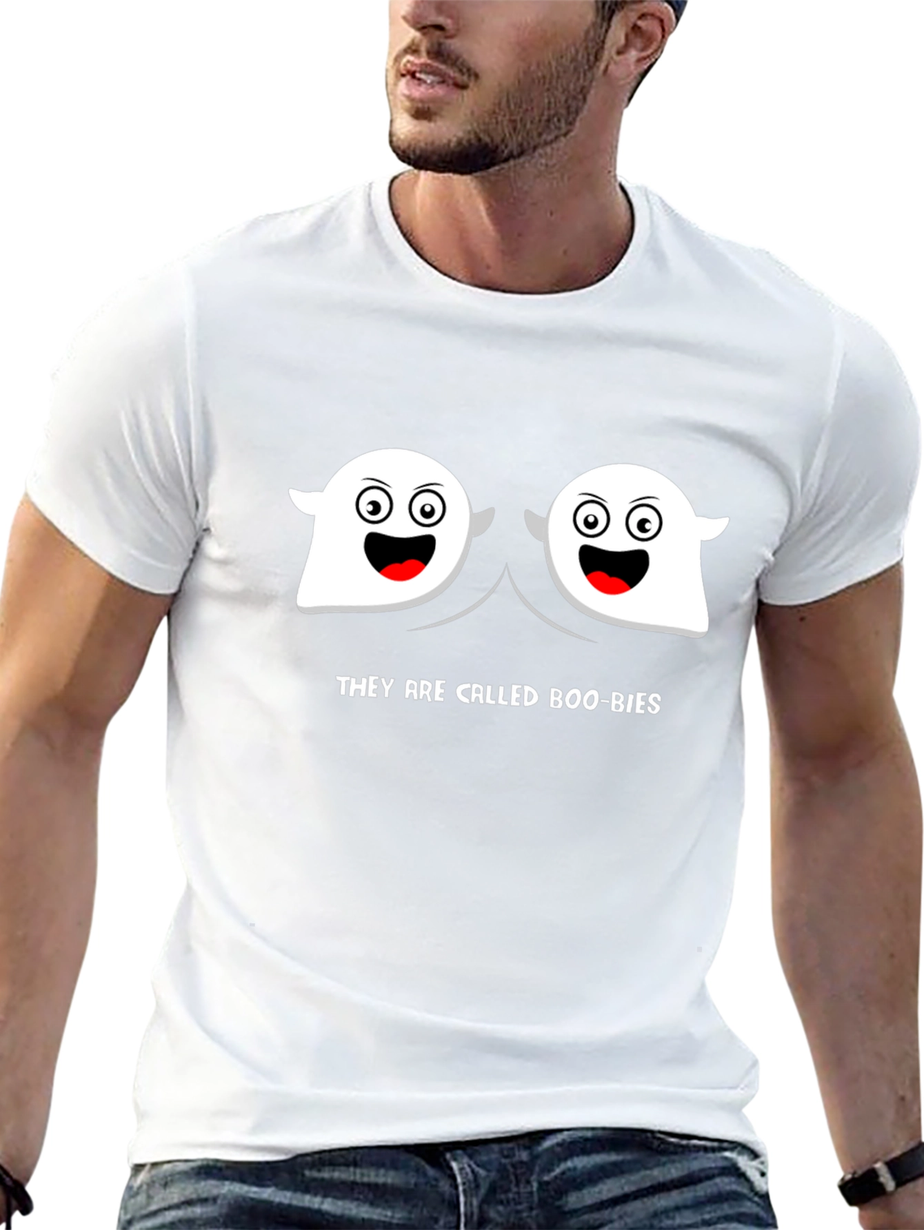 Boo-bies T-Shirt Funny Ghost Humor