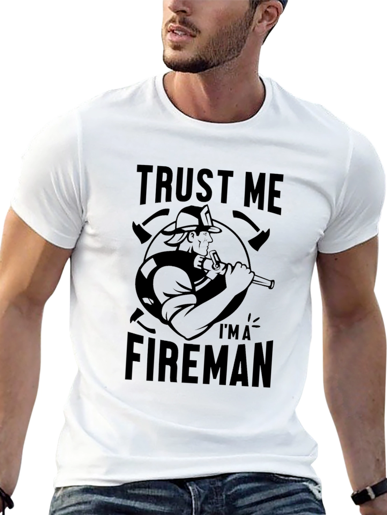 Trust Me Im a Fireman Graphic Tee