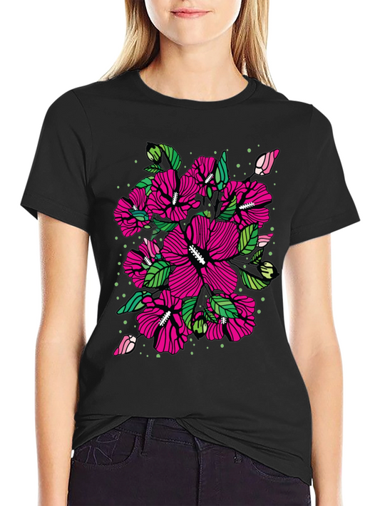 Floral Hibiscus T-Shirt - Bold & Stylish Mens Tee