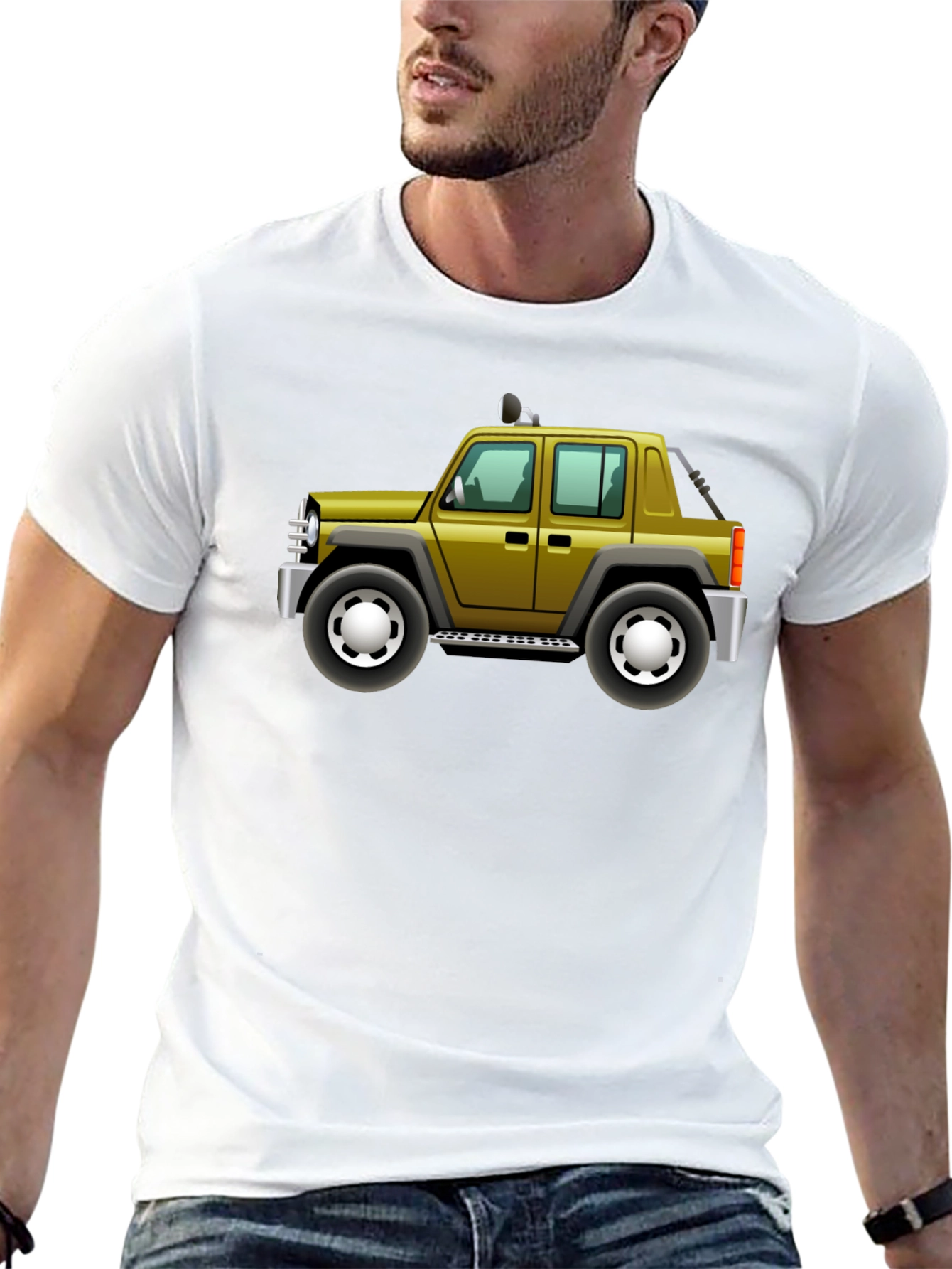Cartoon Jeep T-Shirt