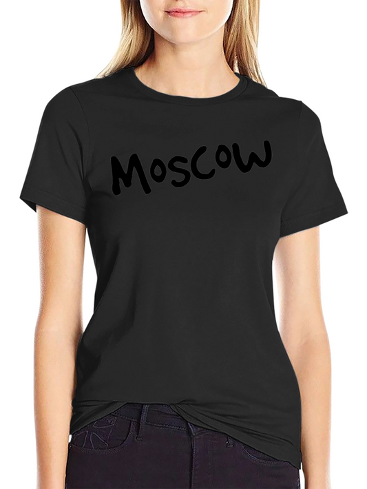 Moscow Graphic Black T-Shirt