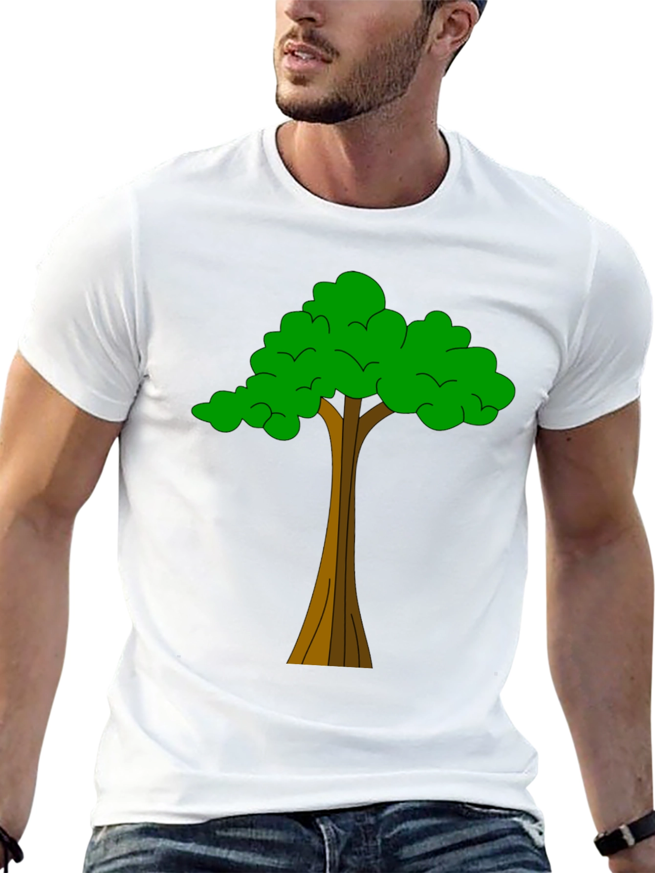 Tree Graphic Tee - Nature Inspired Casual Wear