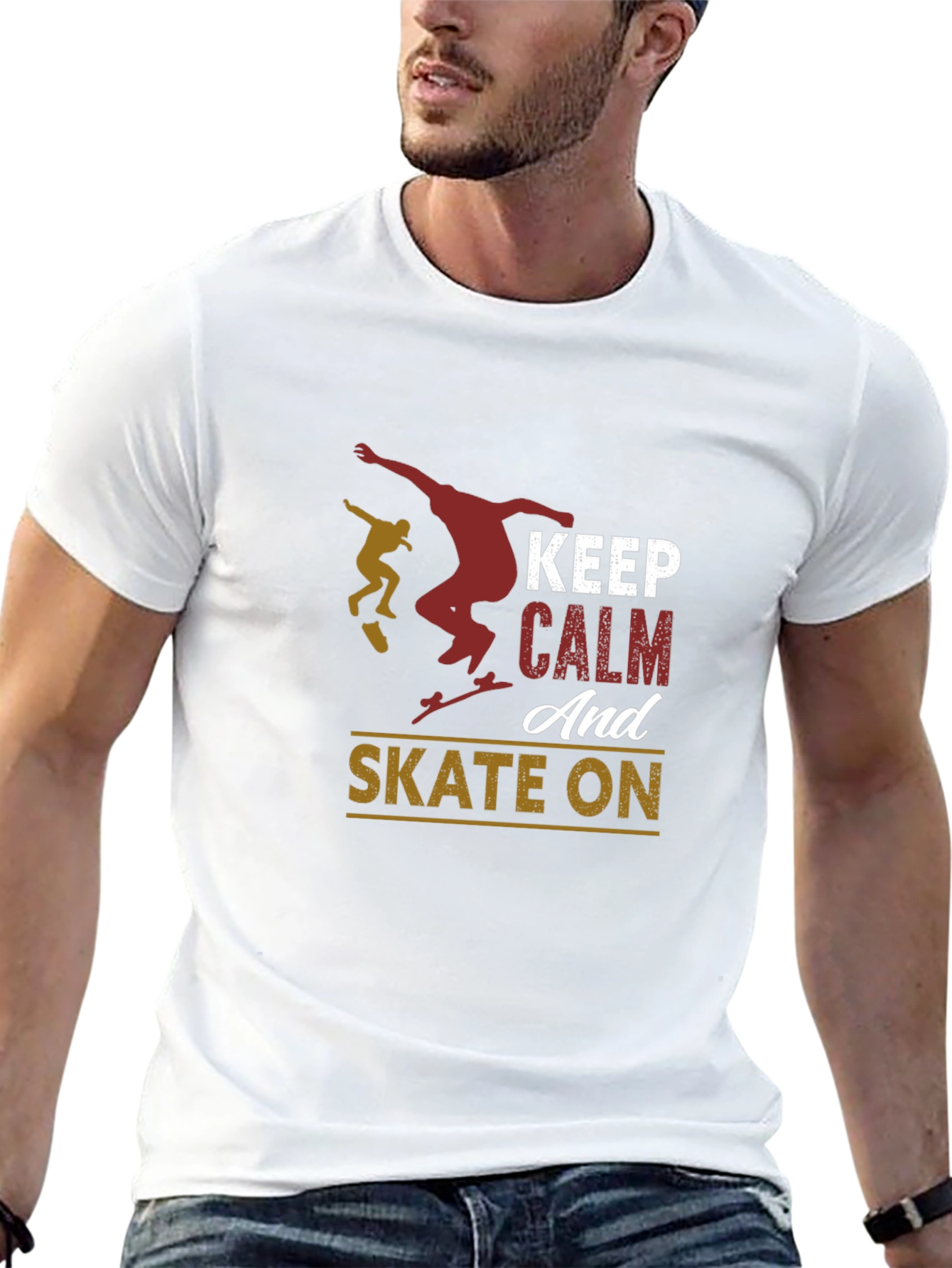 Keep Calm and Skate On T-Shirt
