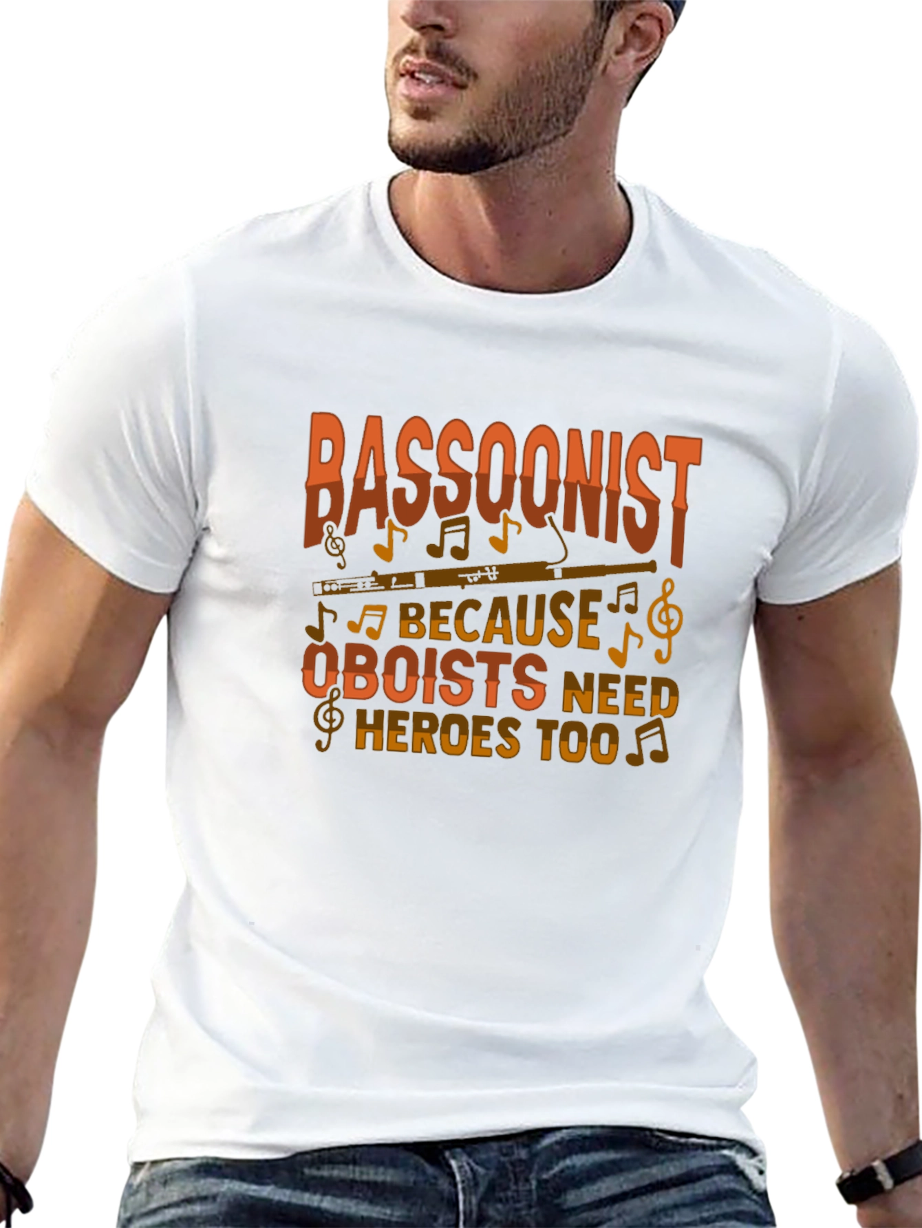 Bassoonist Oboist Heroes Graphic Tee