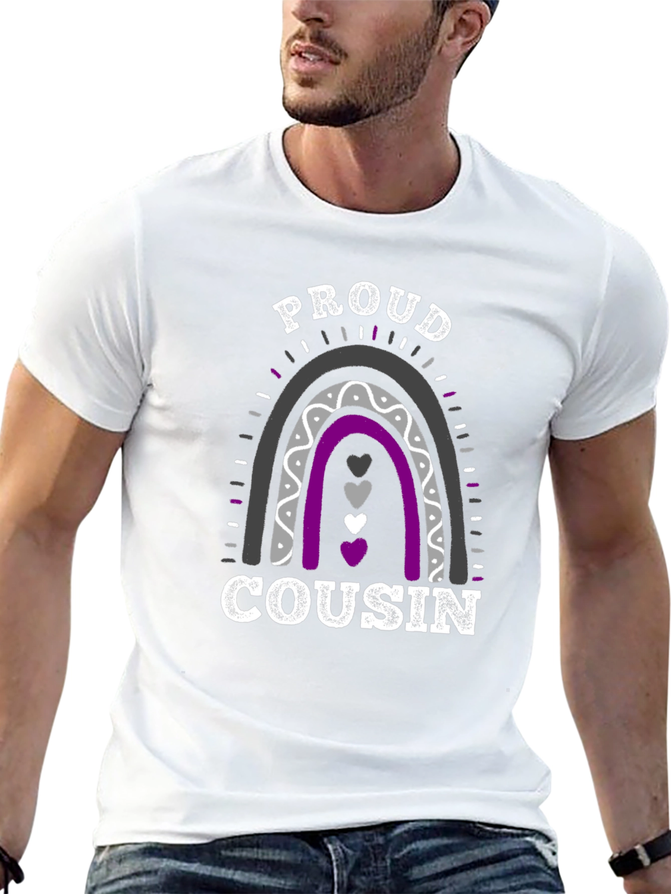 Proud Cousin Rainbow Pride T-Shirt