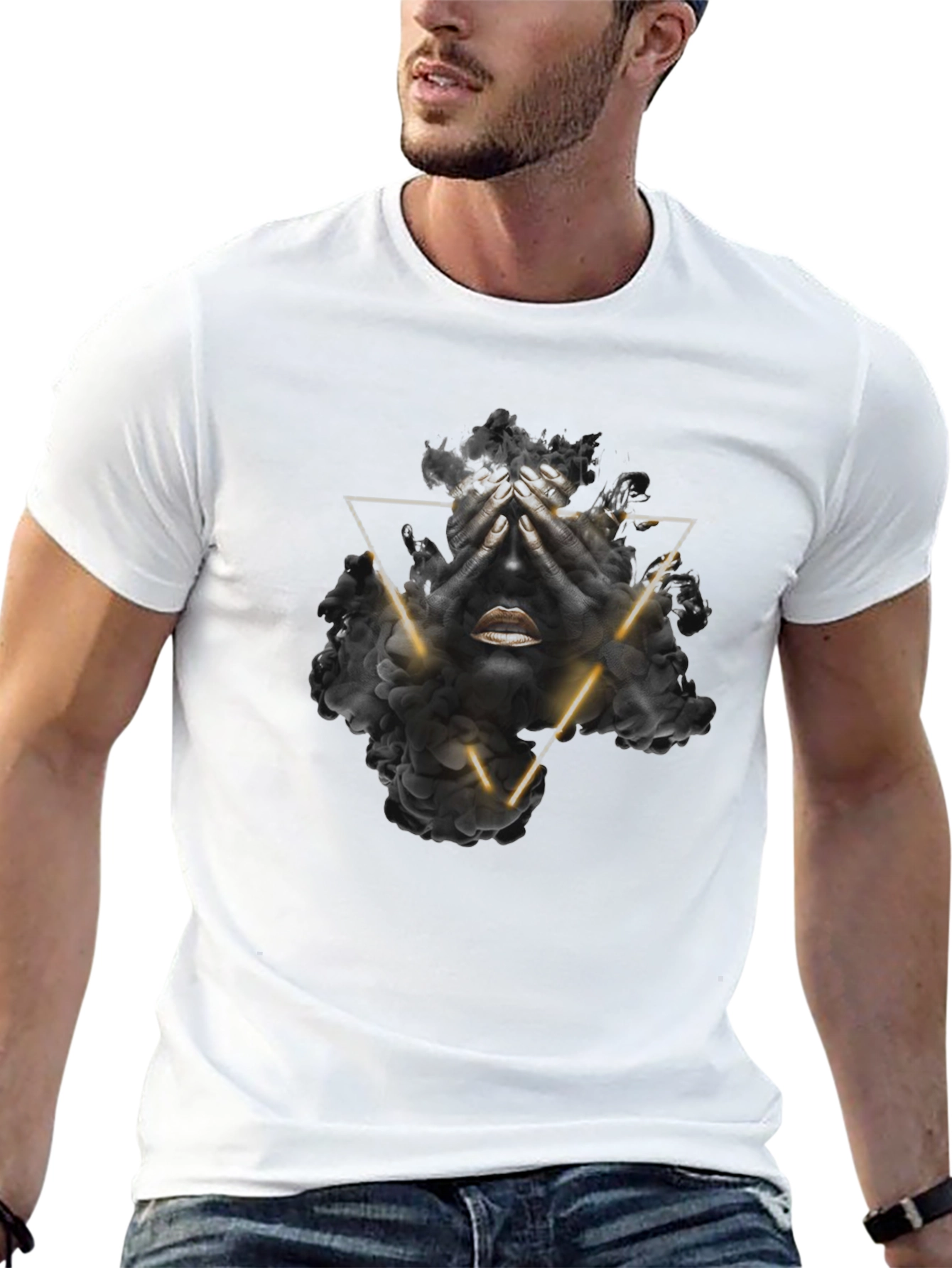 Mystic Smoke Graphic Tee - Unique Design