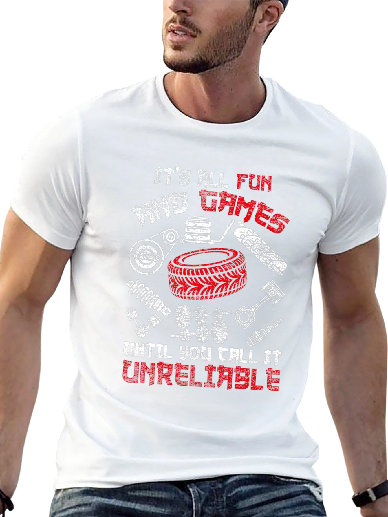 Funny Mechanic T-Shirt - Its All Fun & Games