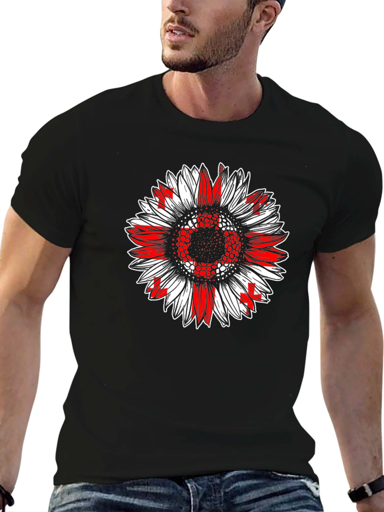 Sunflower Georgia Flag T-Shirt