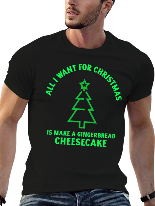 Christmas Gingerbread Cheesecake T-Shirt
