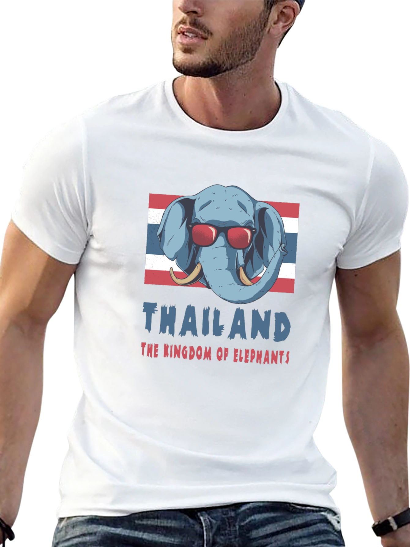 Thailand Elephant Graphic Tee
