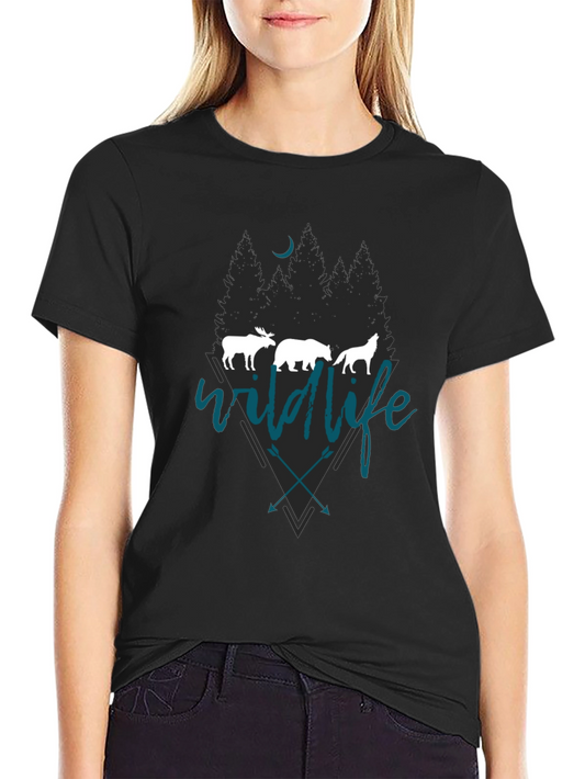 Wildlife Graphic Tee - Nature Inspired Design
