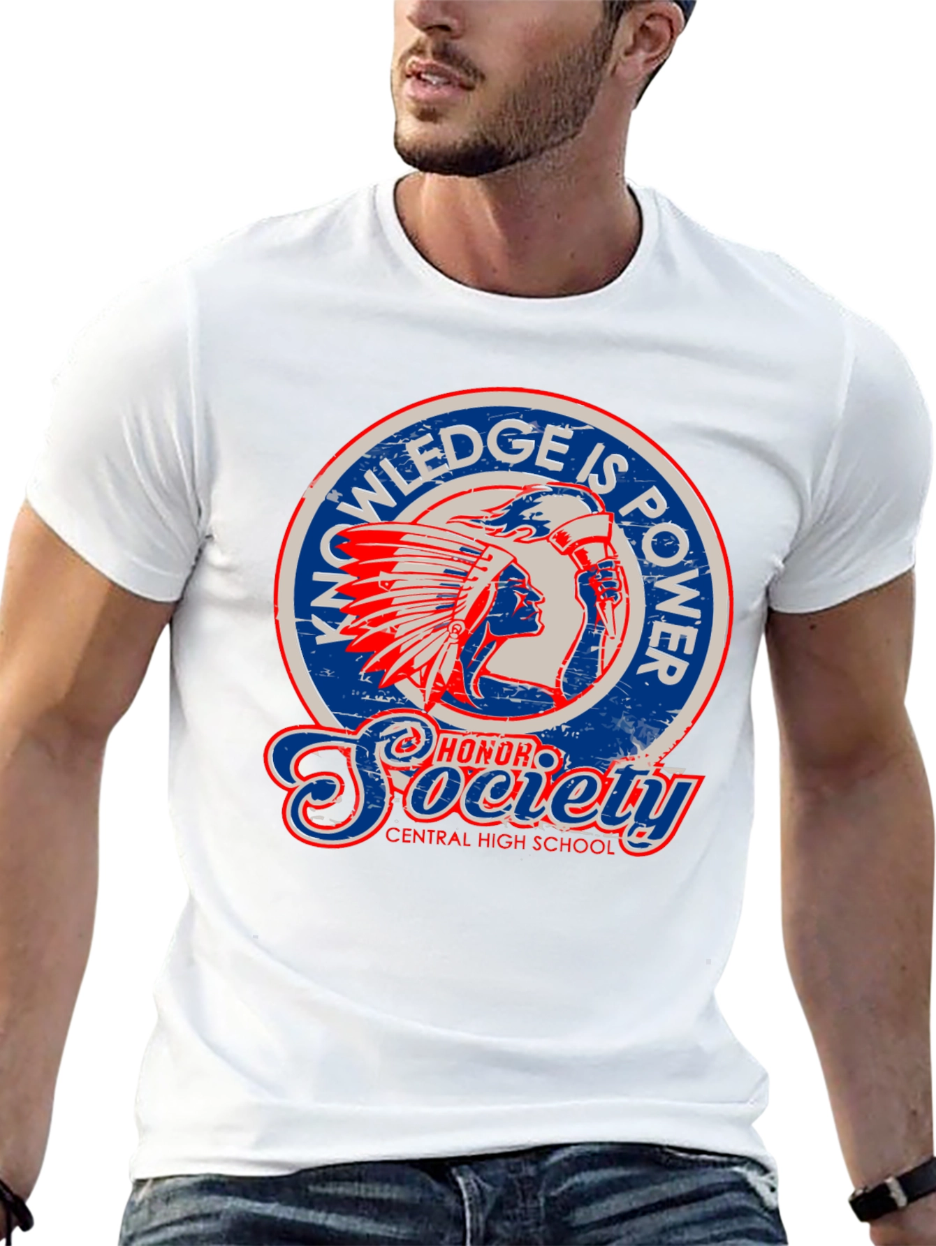Knowledge is Power Society Graphic T-Shirt