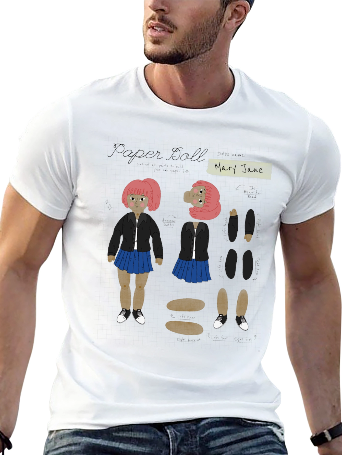 Paper Doll Mary Jane T-Shirt