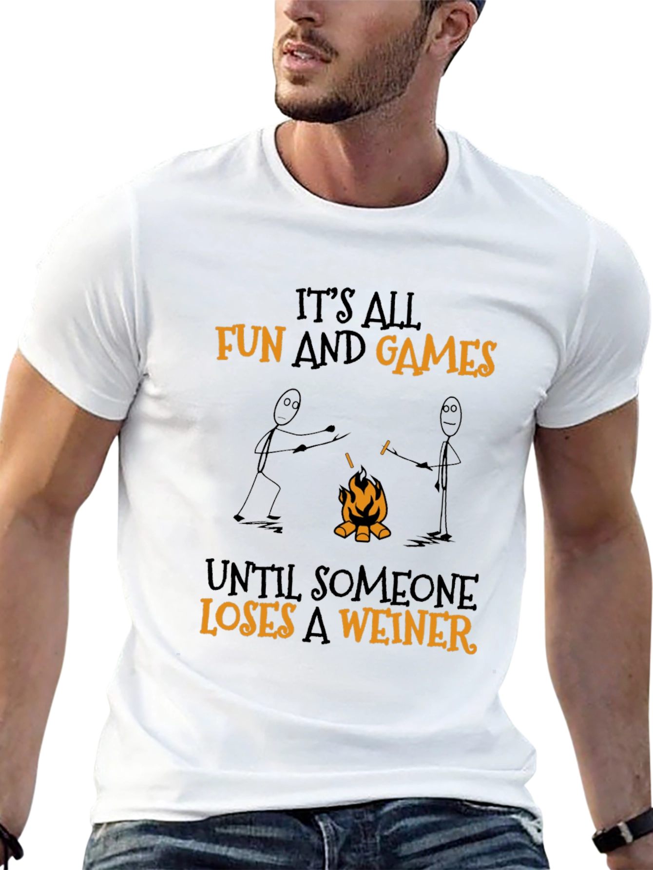 Funny Loses a Weiner Graphic Tee