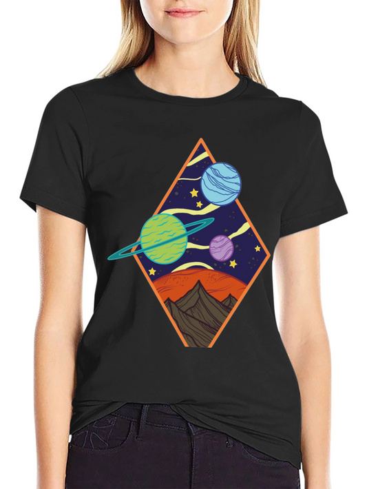 Cosmic Diamond Black Tee