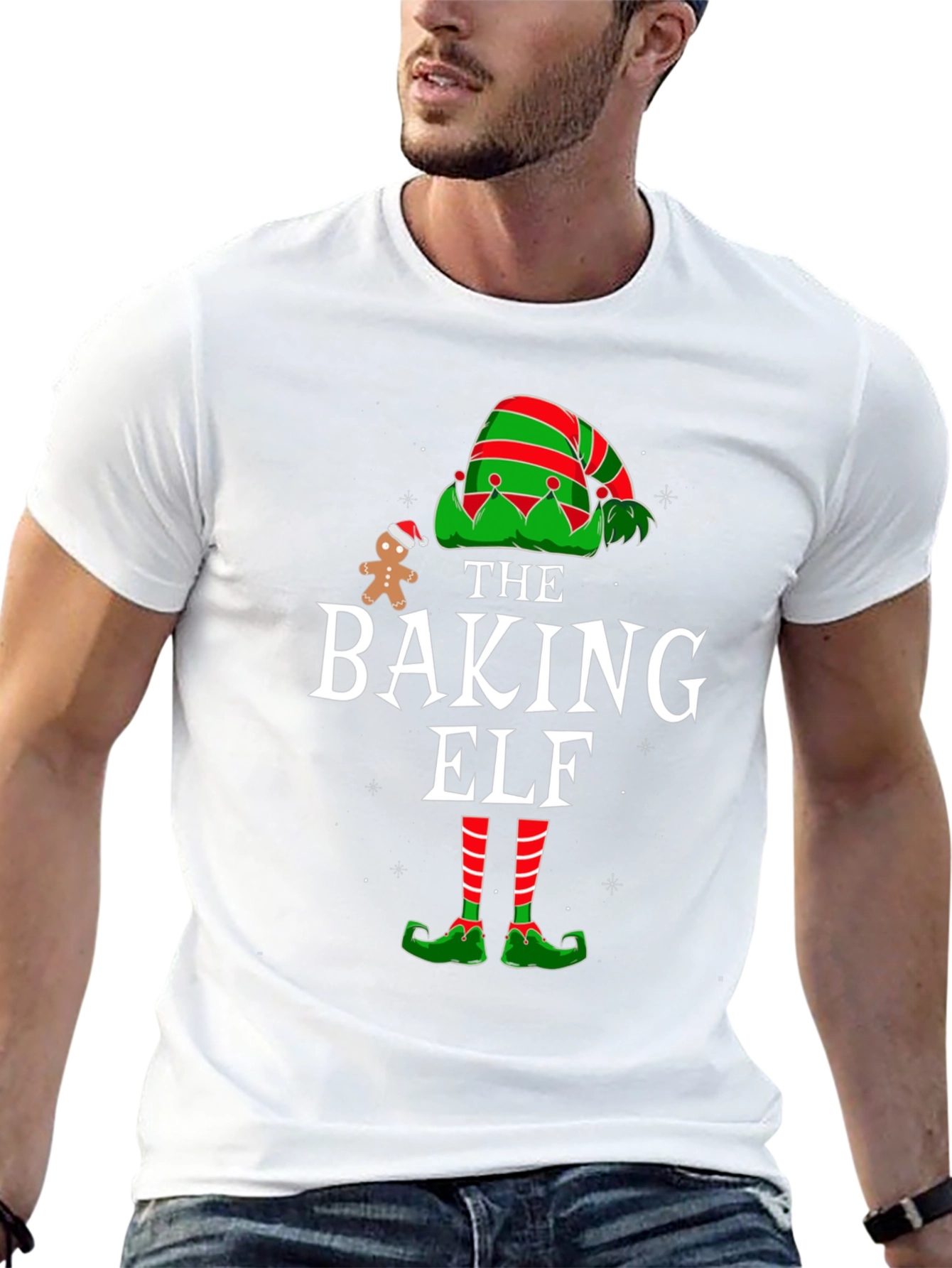 The Baking Elf T-Shirt - Festive Christmas Apparel