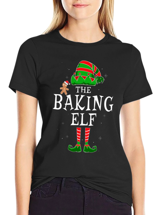 The Baking Elf T-Shirt - Festive Christmas Apparel