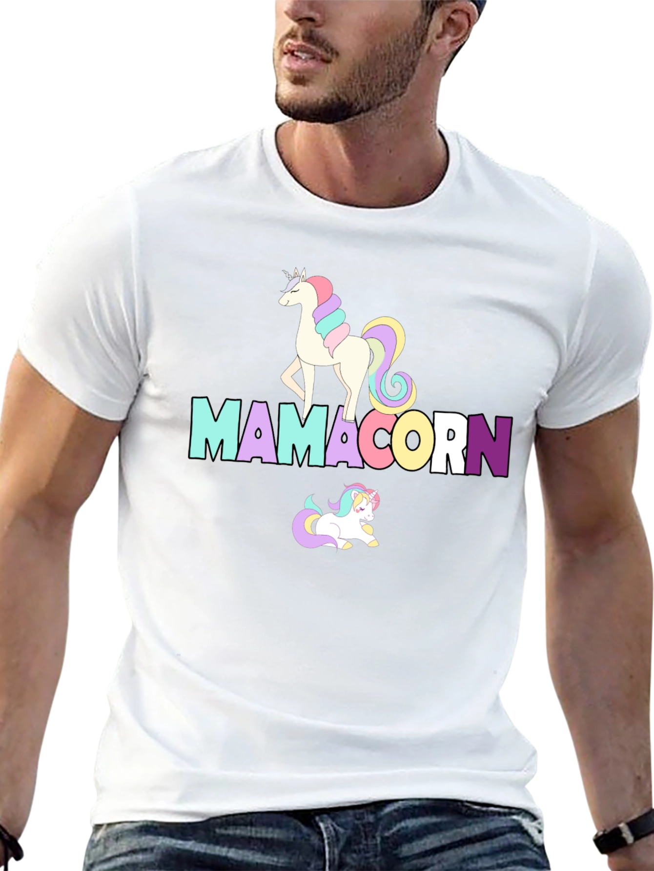 Mamacorn Unicorn Graphic Tee