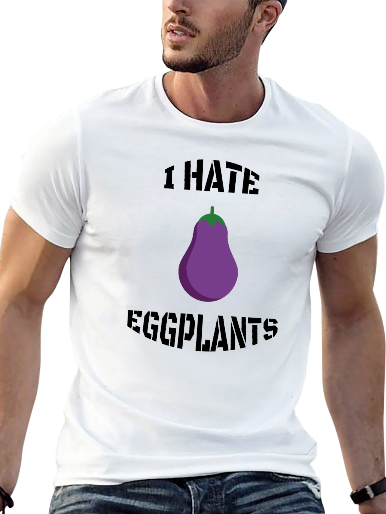I Hate Eggplants Graphic T-Shirt