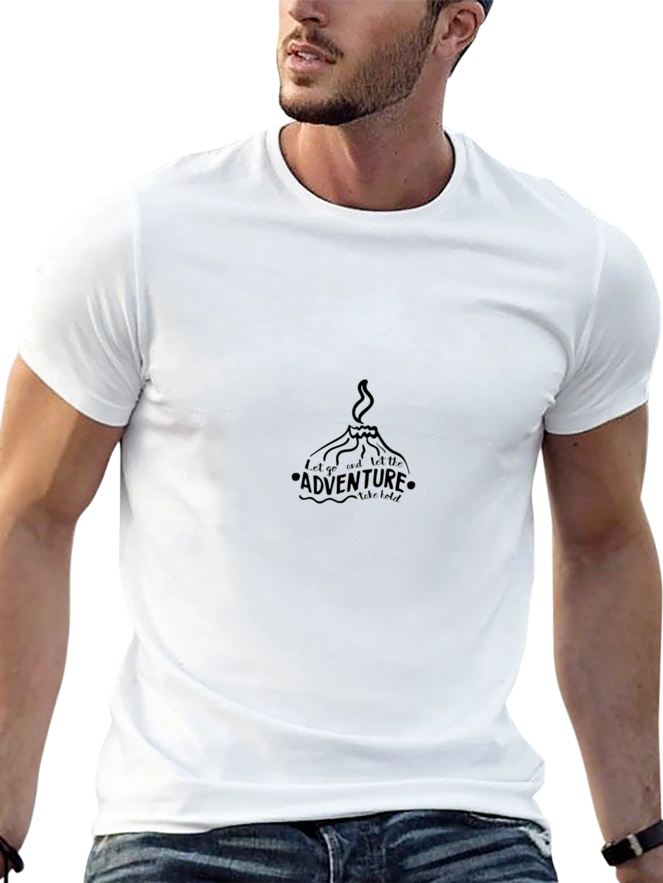 Adventure Awaits Black Tee