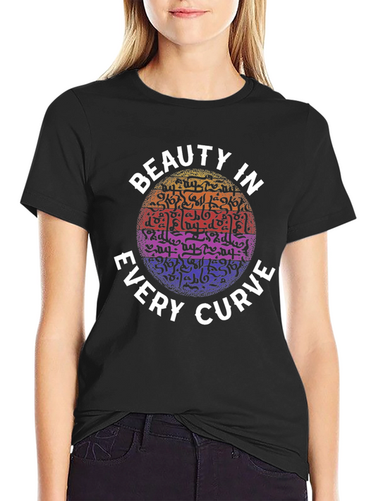 Beauty in Every Curve Graphic T-Shirt