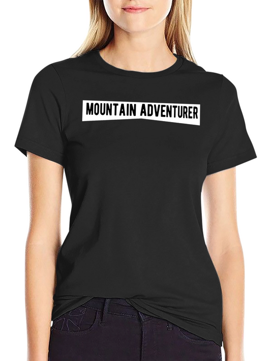 Mountain Adventurer Black Graphic Tee