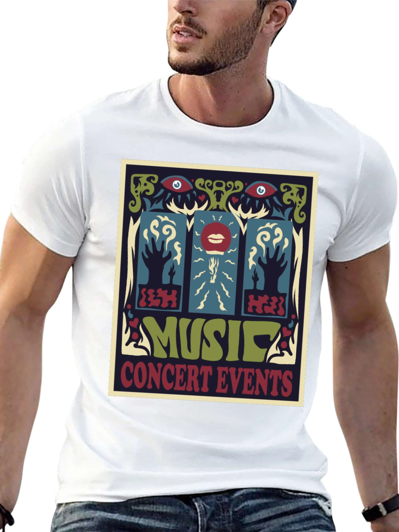 Retro Music Concert Events Graphic T-Shirt