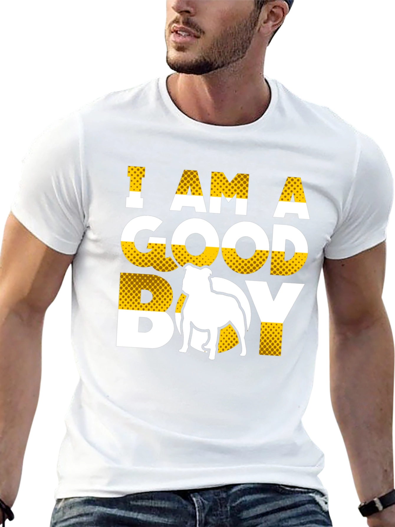 I Am A Good Boy Graphic Tee Bulldog Lover