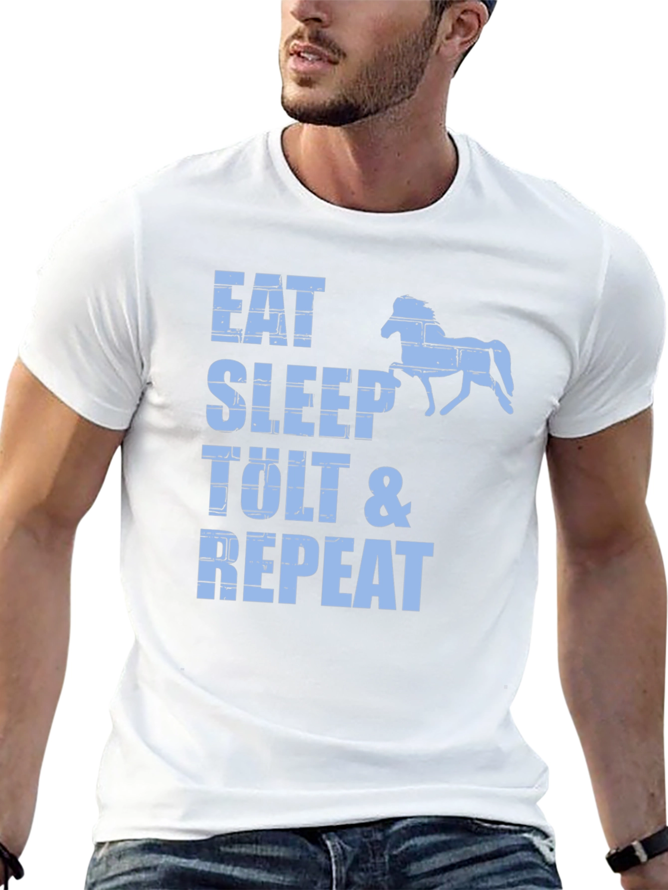 Eat Sleep Tolt & Repeat Black T-Shirt