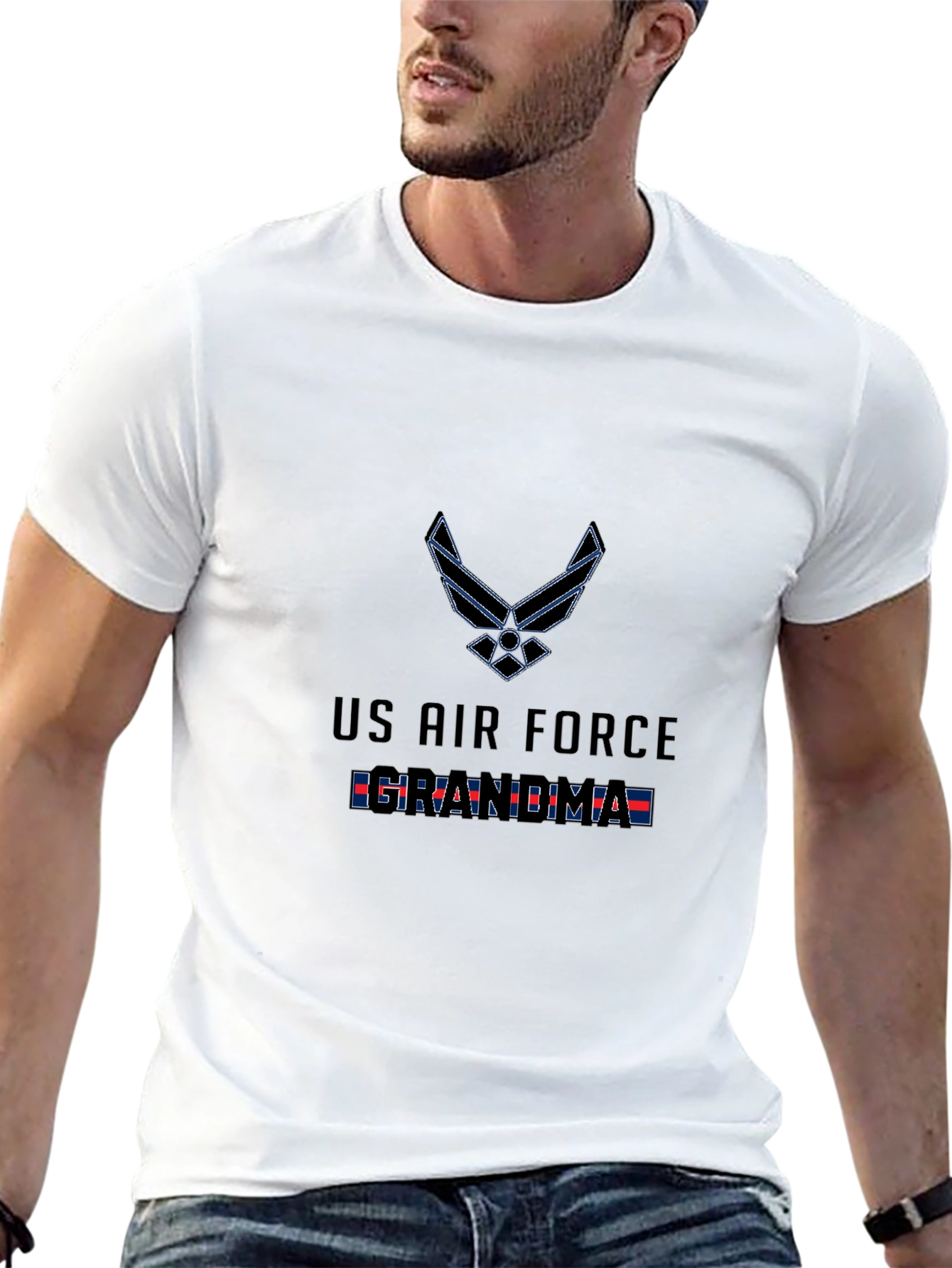 US Air Force Grandma Graphic T-Shirt