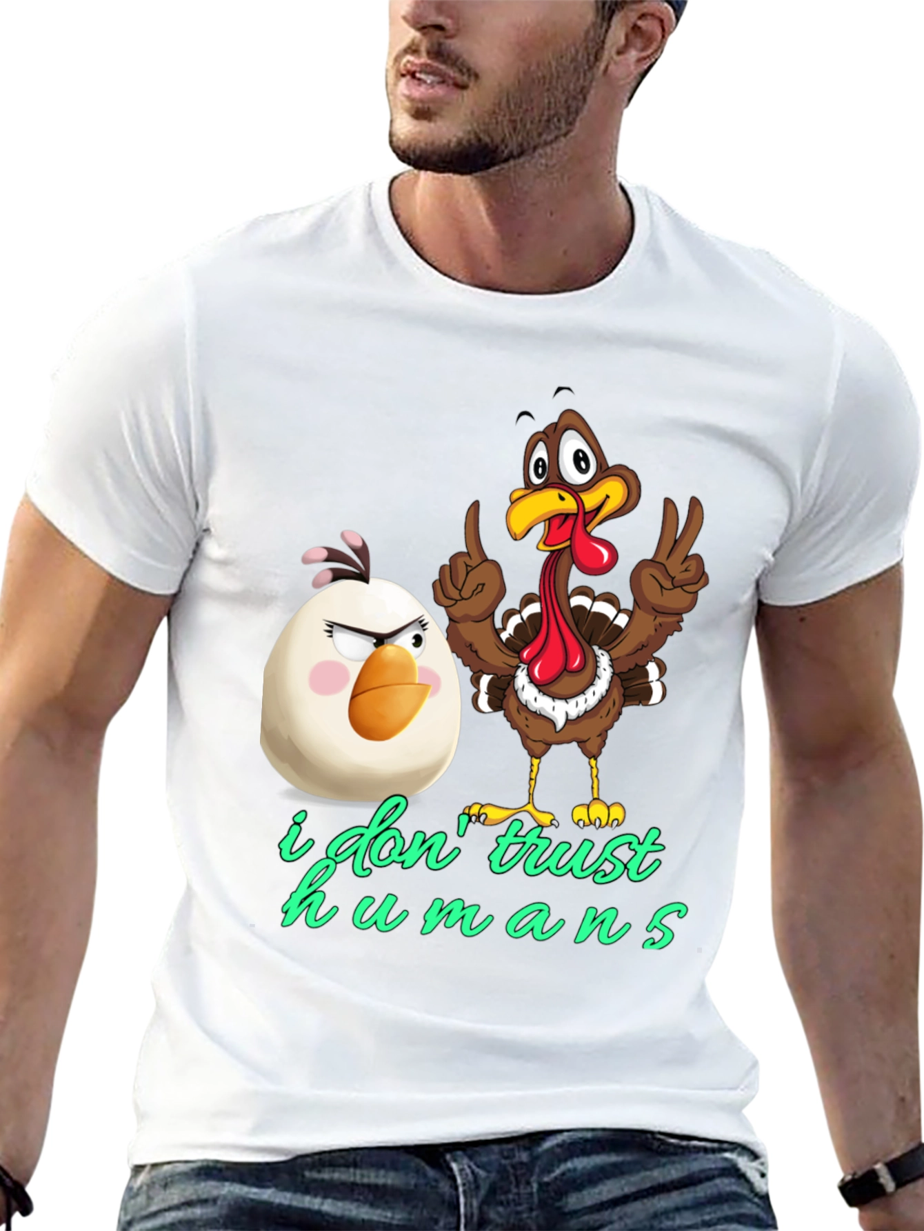 I Dont Trust Humans Graphic Tee