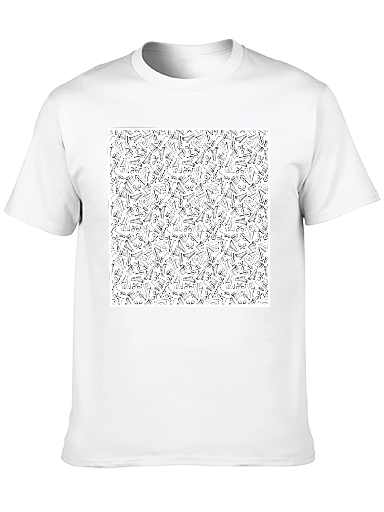 Barber Pattern T-Shirt - Cool Style Tee