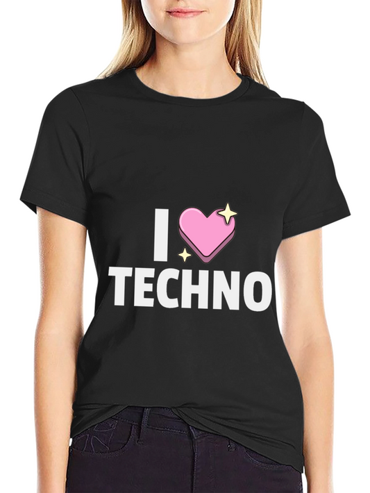 I Heart Techno T-Shirt - Unique Design