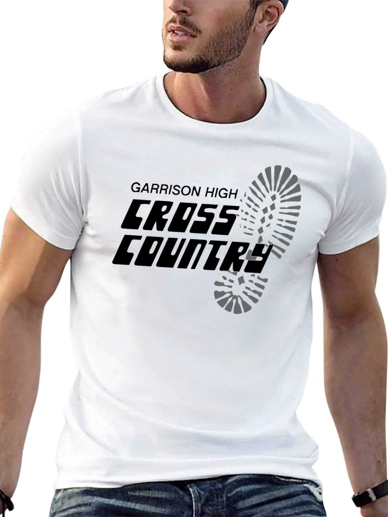 Garrison High Cross Country Black Graphic Tee