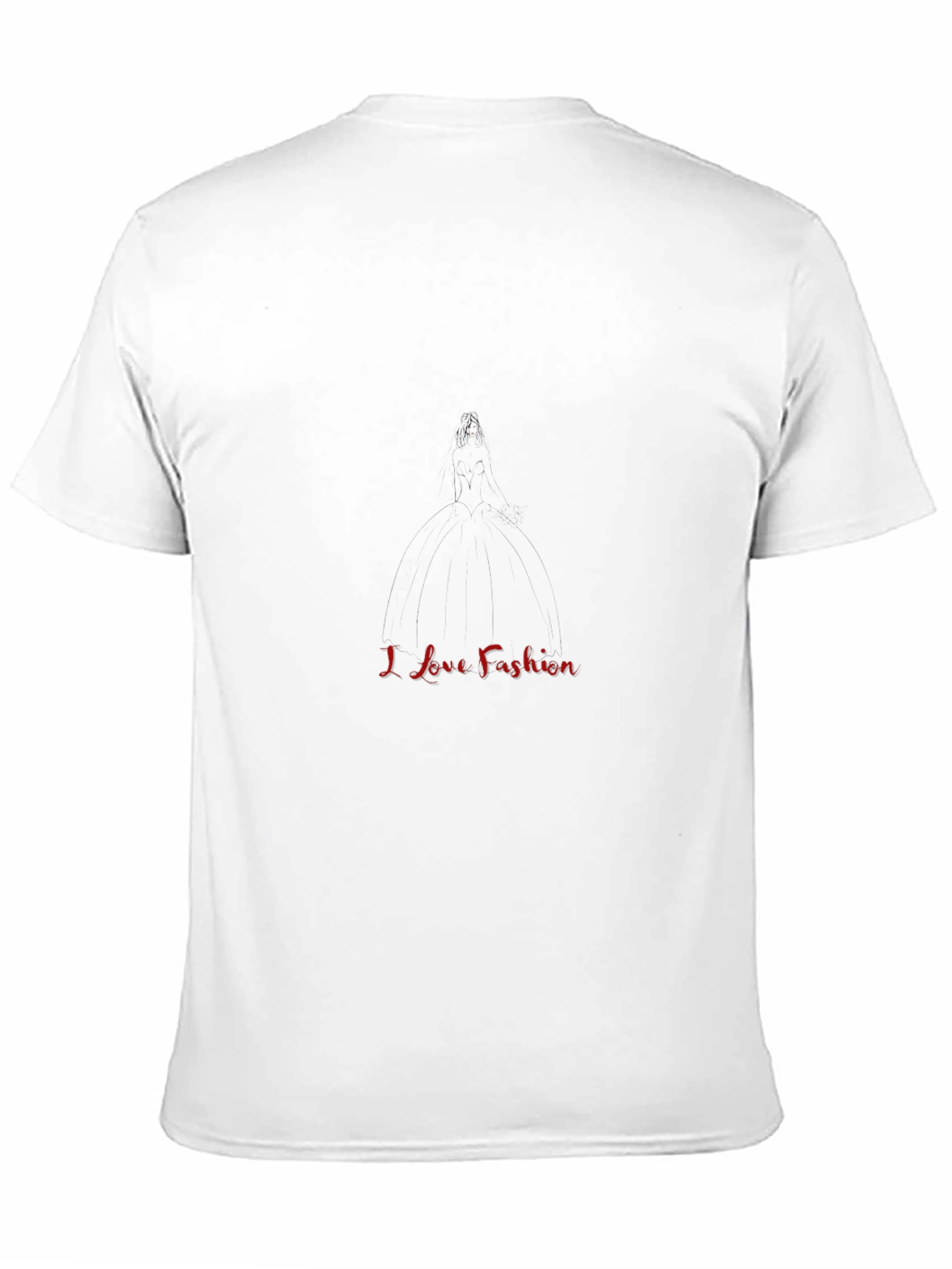 I Love Fashion Black T-Shirt