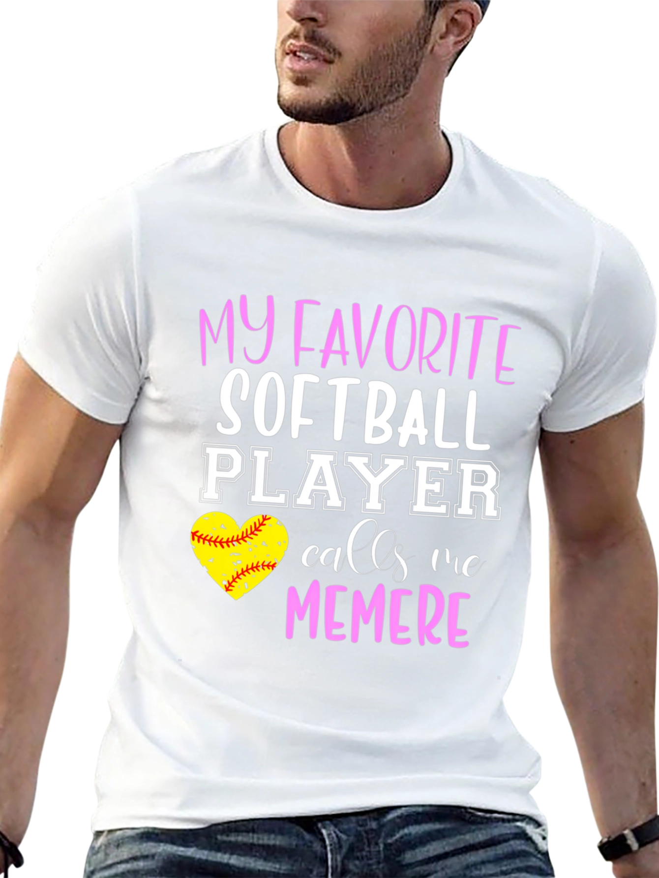 My Favorite Softball Player Calls Me Memere T-Shirt