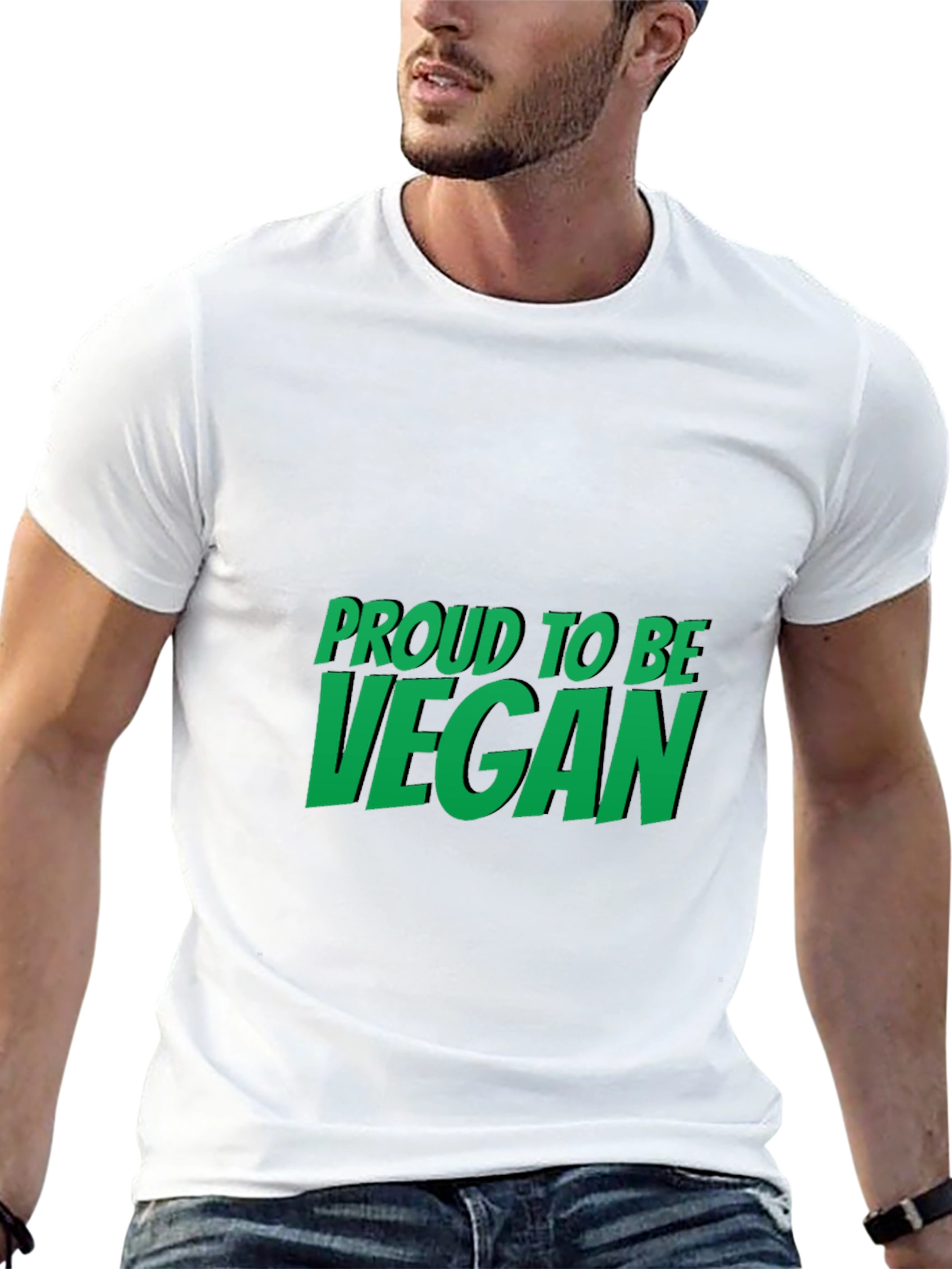 Proud to be Vegan Black T-Shirt