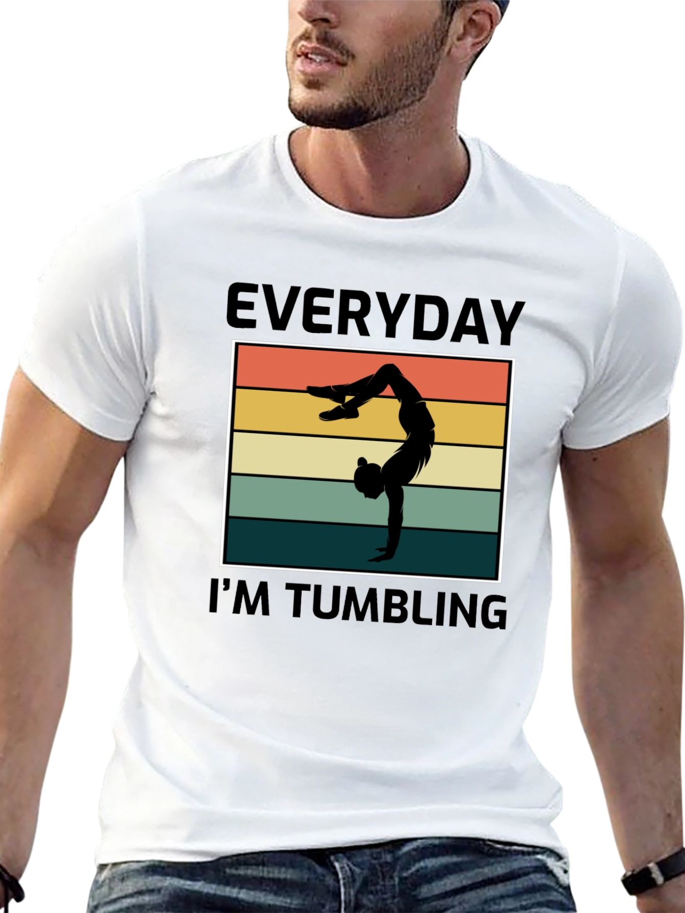 Everyday Im Tumbling Graphic Tee