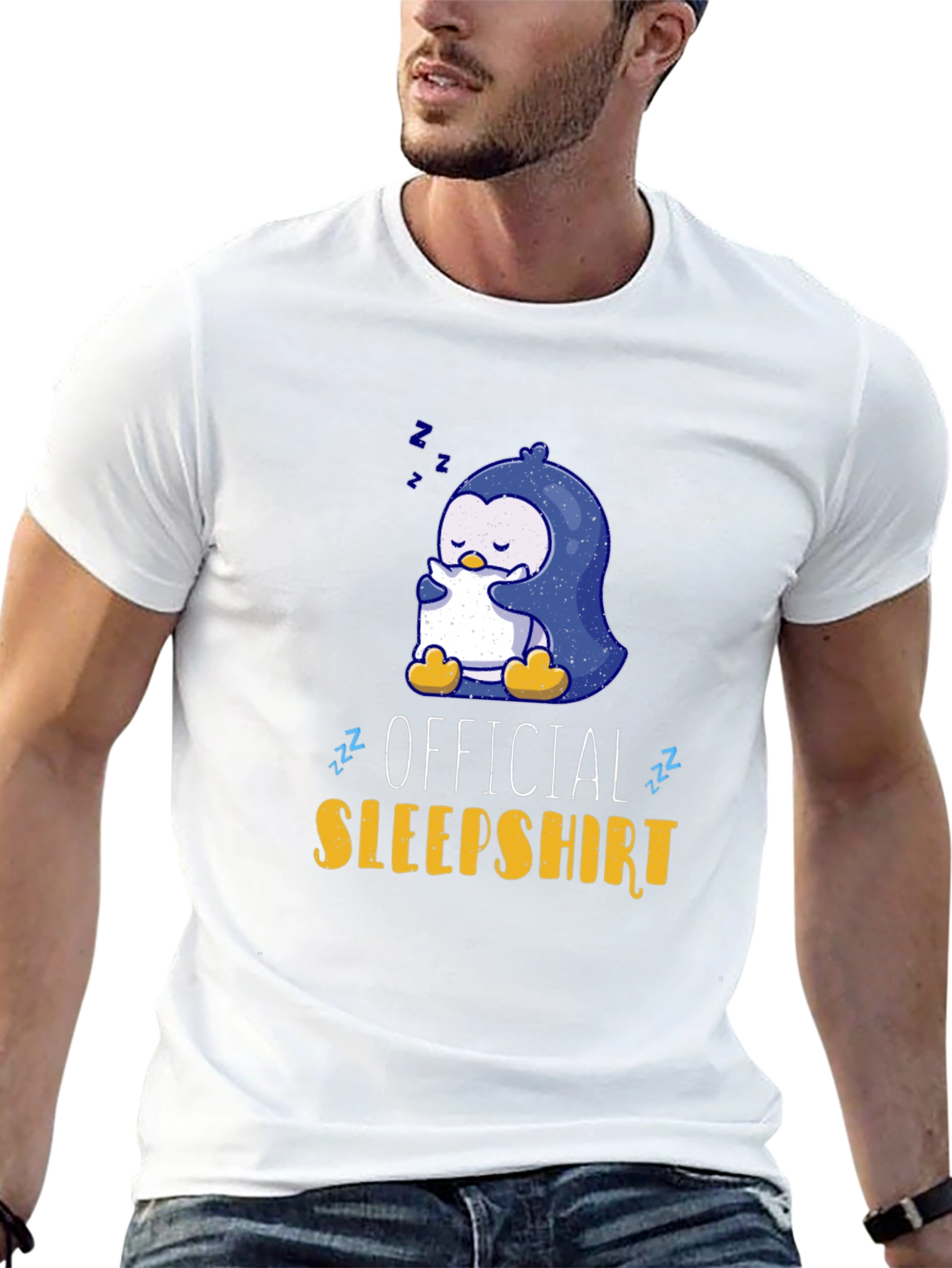 Official Sleepshirt Black Penguin T-Shirt