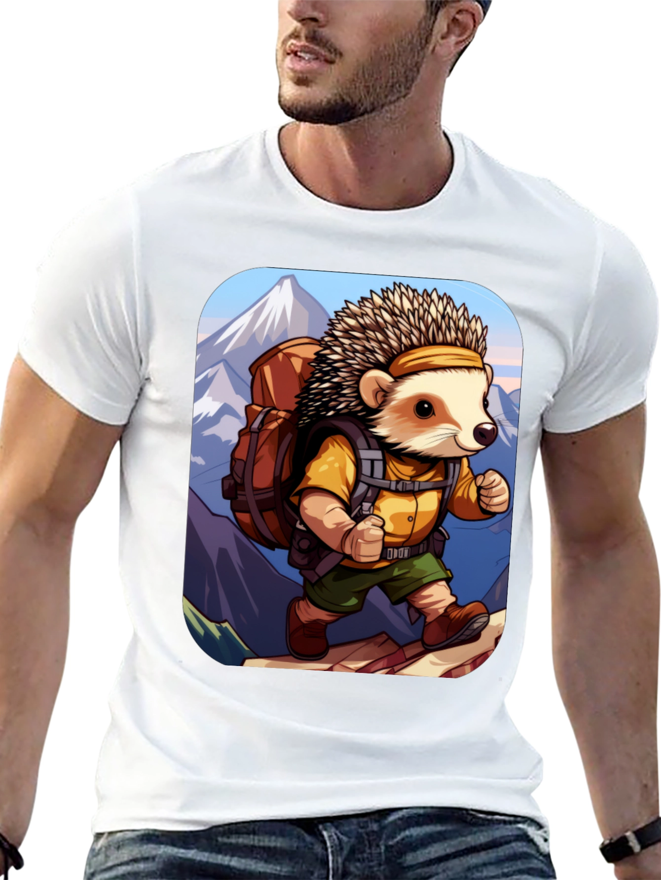 Hiking Hedgehog T-Shirt