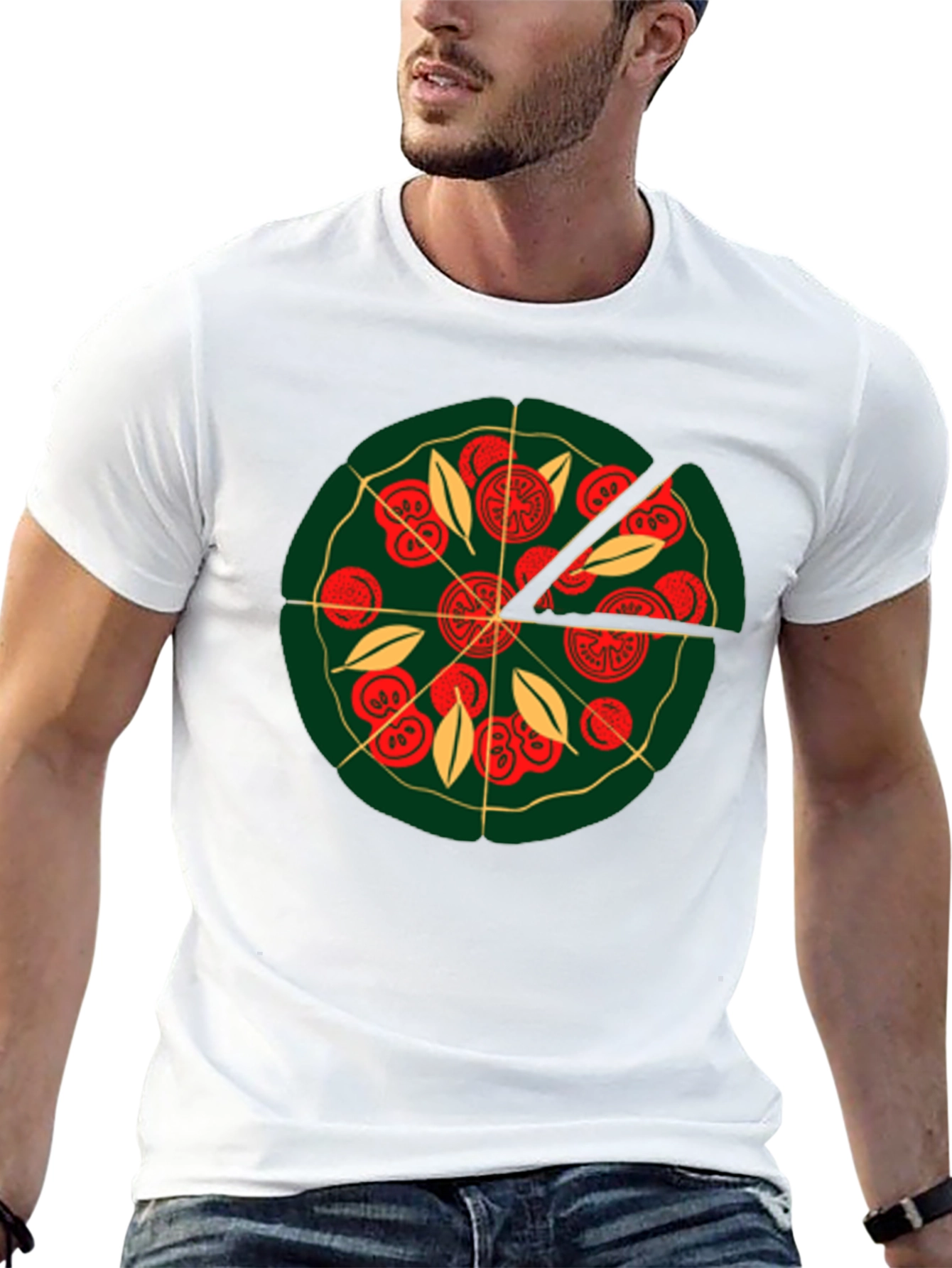 Pizza Graphic Tee - Unique Food Lovers T-Shirt