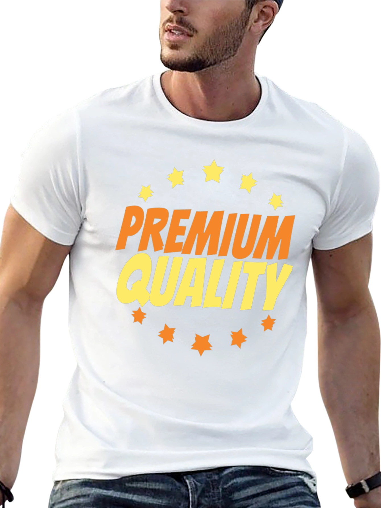 Premium Quality Graphic T-Shirt - Black