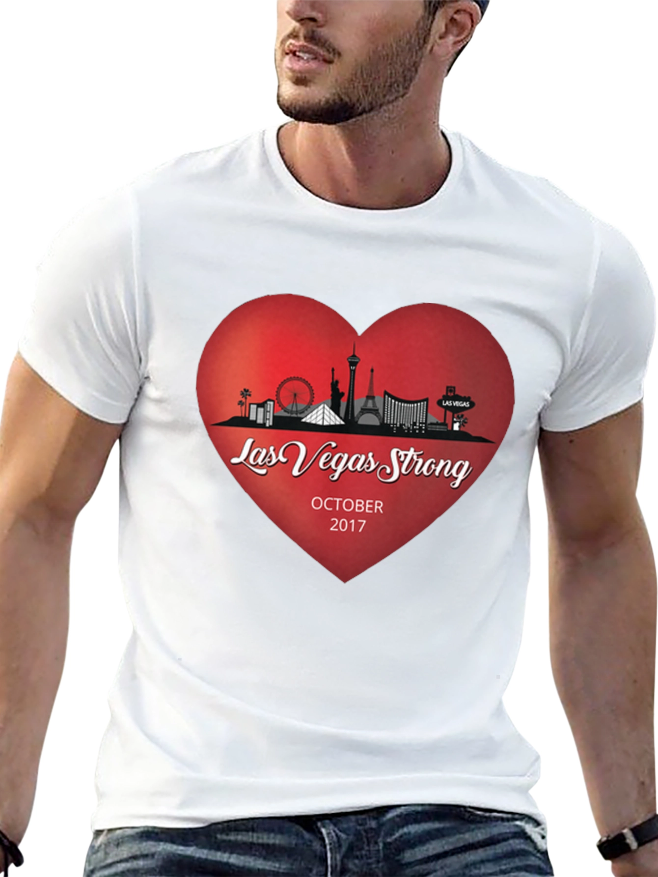 Las Vegas Strong Memorial Graphic T-Shirt