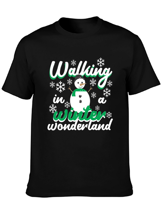 Walking in a Winter Wonderland Christmas T-Shirt