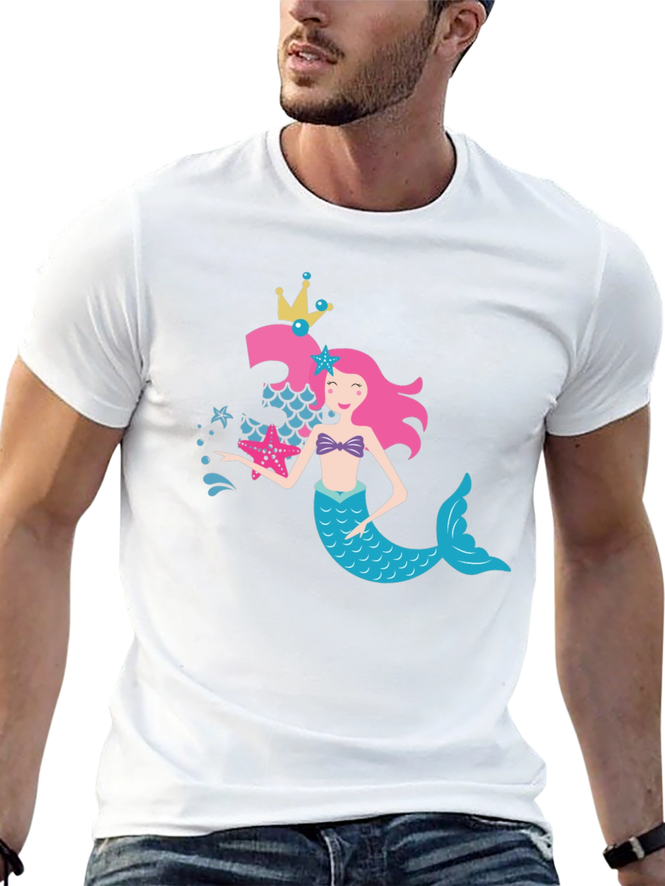Mermaid Birthday Girl T-Shirt